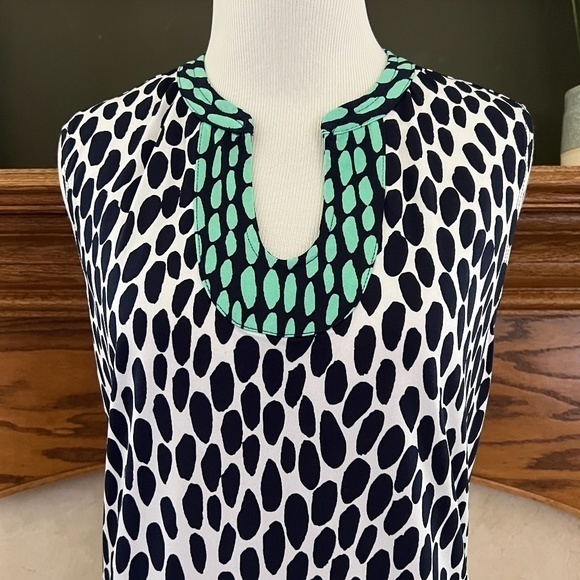Susan Graver Sleeveless Peasant Top Sz. M - Picture 3 of 12